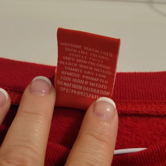 Disney Red Crew Neck Shirt - Picture 6 of 6